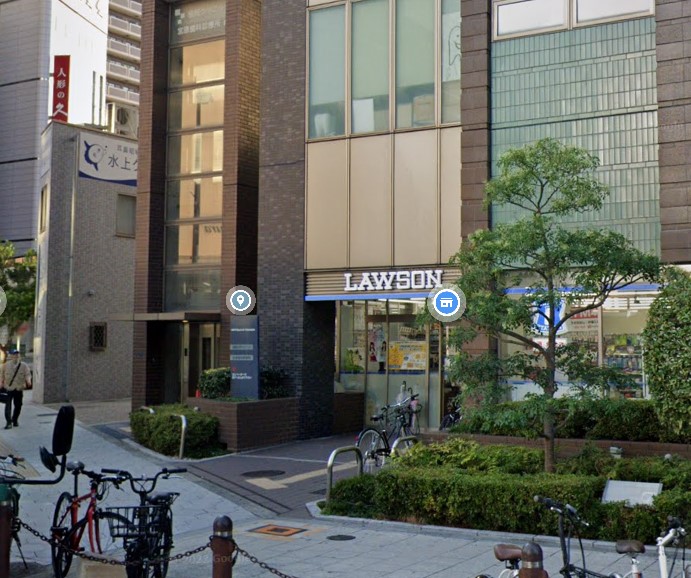 コンビニ　ローソン 松屋町駅前店（コンビニ）まで104m