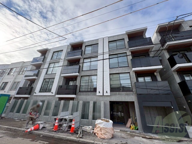 建物外観　外観予想パース　札幌市白石区菊水「ＣｉｔｙＳｑｕａｒｅ菊水」