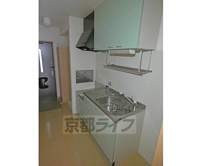 キッチン　２口ガスコンロ設置可です。