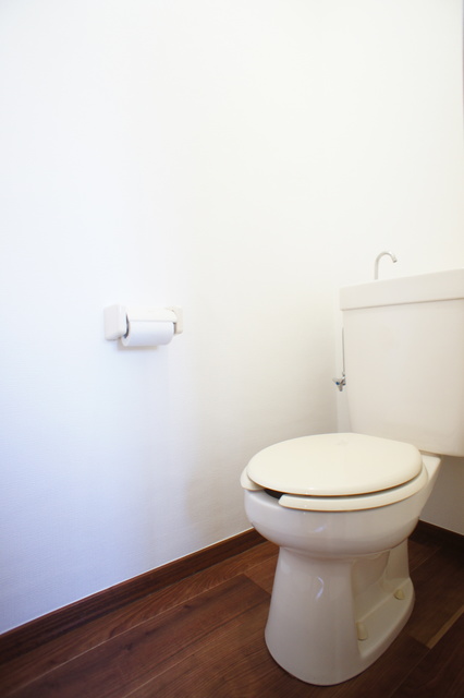 トイレ　白を基調とした空間で清潔感のあるトイレです♪