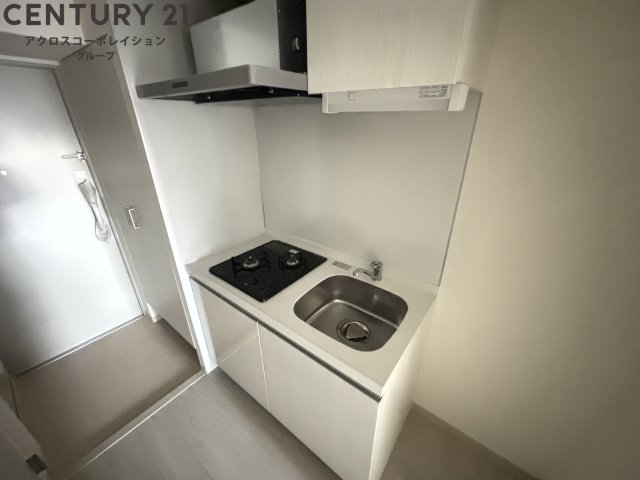 キッチン　2口ガスコンロ付で機能的なキッチンです！