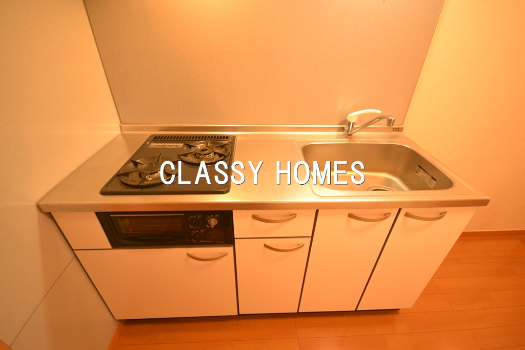 キッチン　2004年竣工 レジデンスOGI II：キッチン