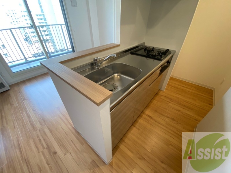 キッチン　システムキッチンなので、すぐお料理に使えます！