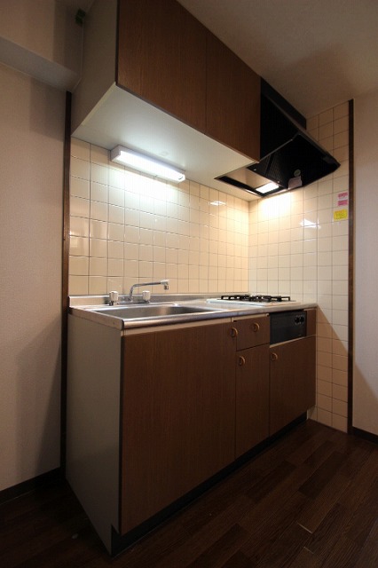 キッチン　同物件別号室の写真です。