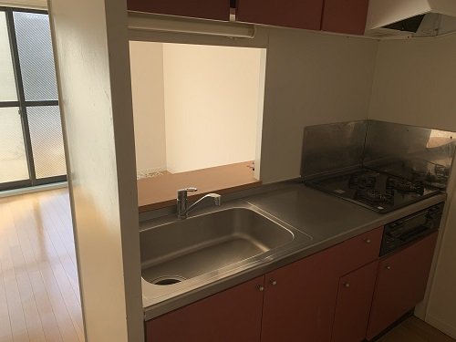 キッチン　３口ガスコンロ