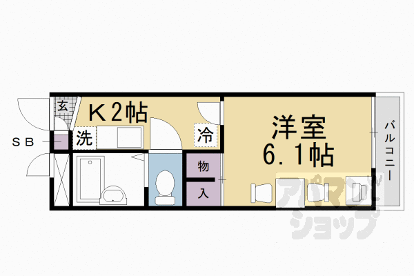 レオパレスHIRAMORIの間取り写真