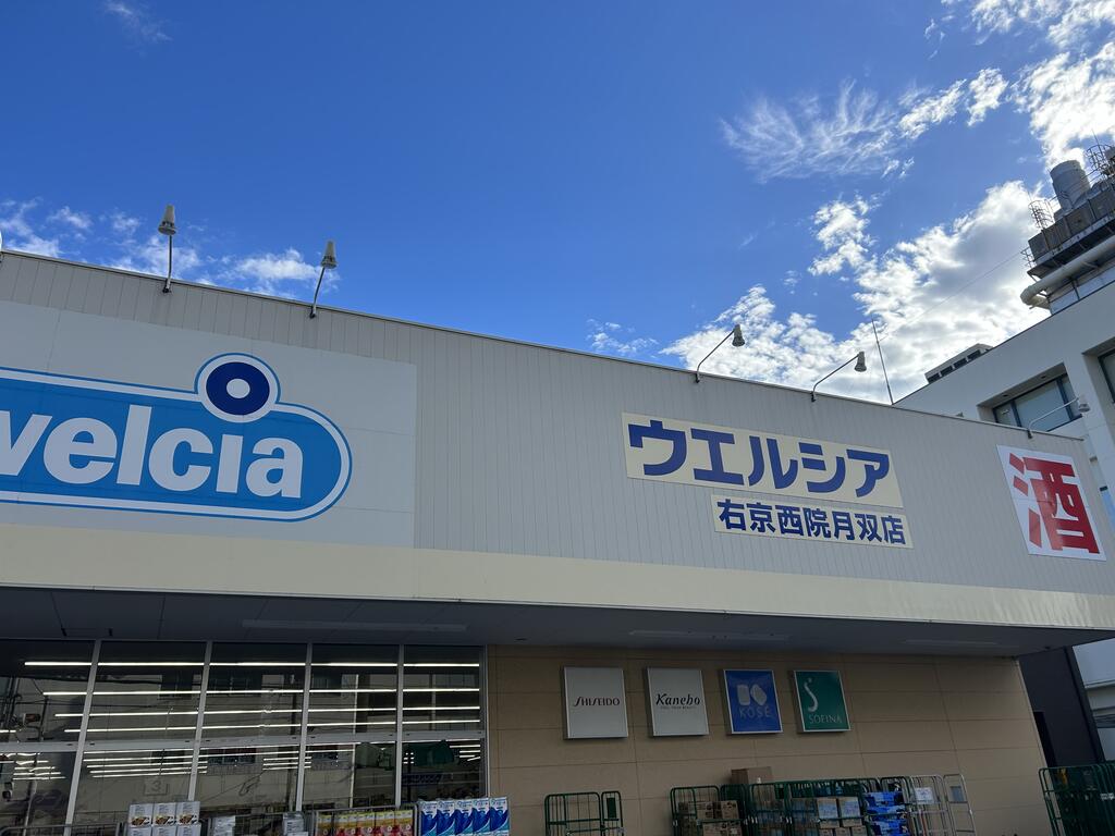 ドラックストア　ウエルシア右京西院月双店（ドラッグストア）まで287m