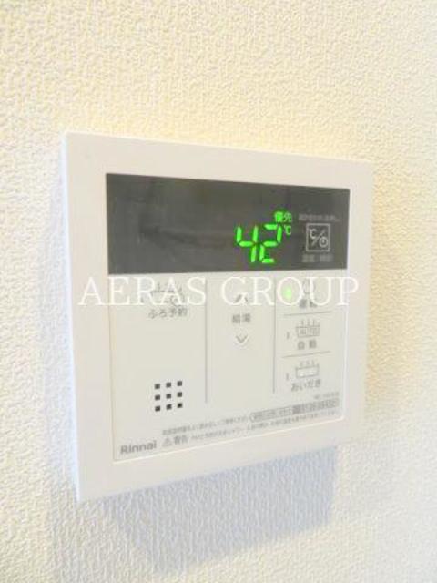 その他設備　給湯器操作パネル