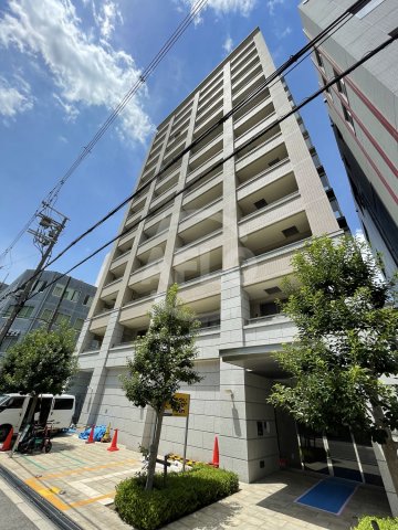 建物外観　アーデンタワー立売堀　おしゃれな外観　全室南向き
