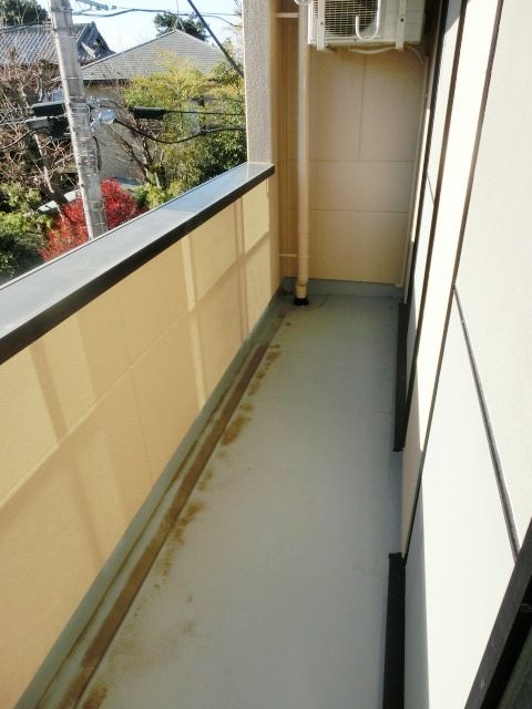 バルコニー　洗濯物も干せます！