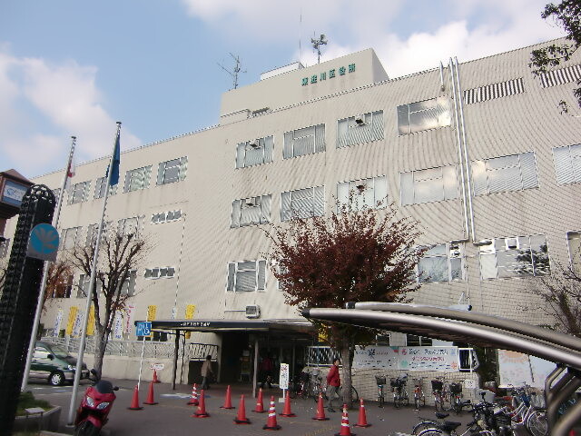役所　東淀川区役所（役所）まで300m