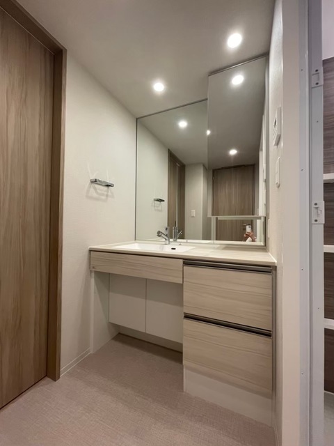 洗面設備　別部屋参考写真です