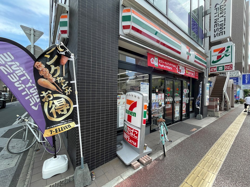 コンビニ　セブンイレブン 福岡藤崎駅前店（コンビニ）まで416m