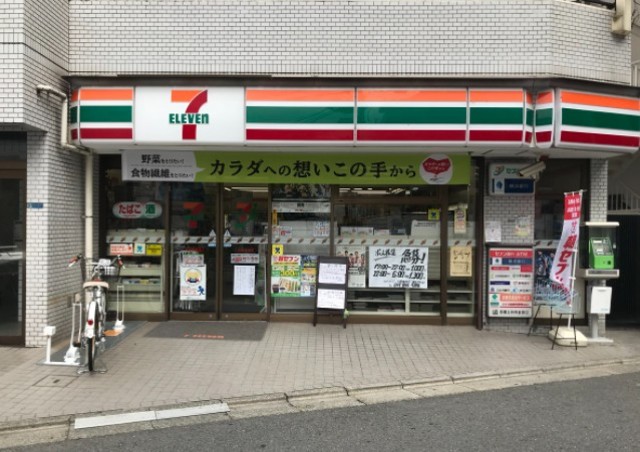 コンビニ　セブンイレブン川崎諏訪店（コンビニ）まで801m