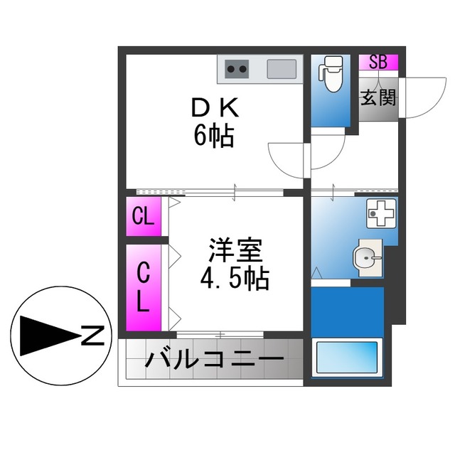 イリスコート今福南の間取り写真
