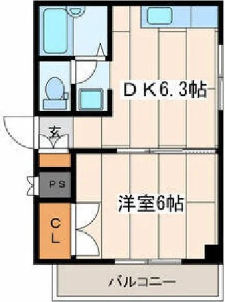 リベルテ京町の間取り写真