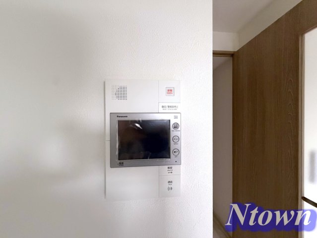 セキュリティ　モニター付きです。