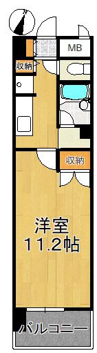 ＪＲ越後線 白山駅 徒歩16分 10階建 築31年の間取り写真