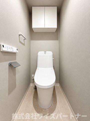 西鉄天神大牟田線 大橋駅 徒歩6分 4階建 築1年のトイレ写真