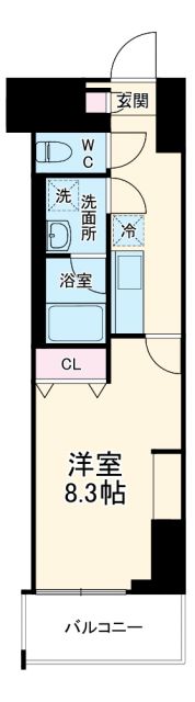 ラフィシア関内の間取り写真