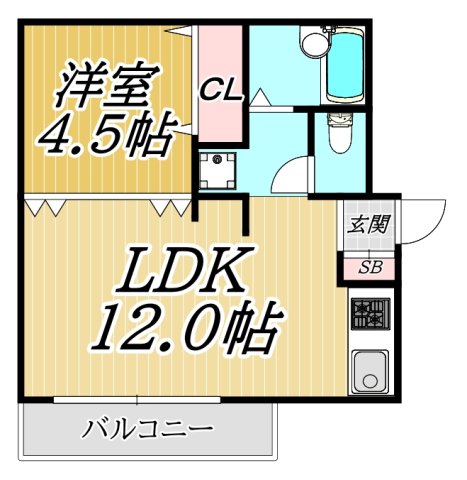 シェリル塚口の間取り写真