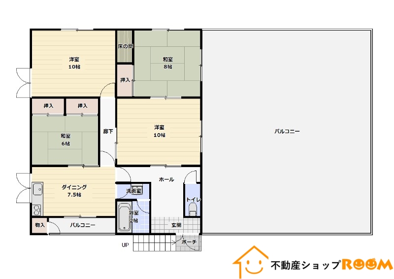 ヤマダビルの間取り写真