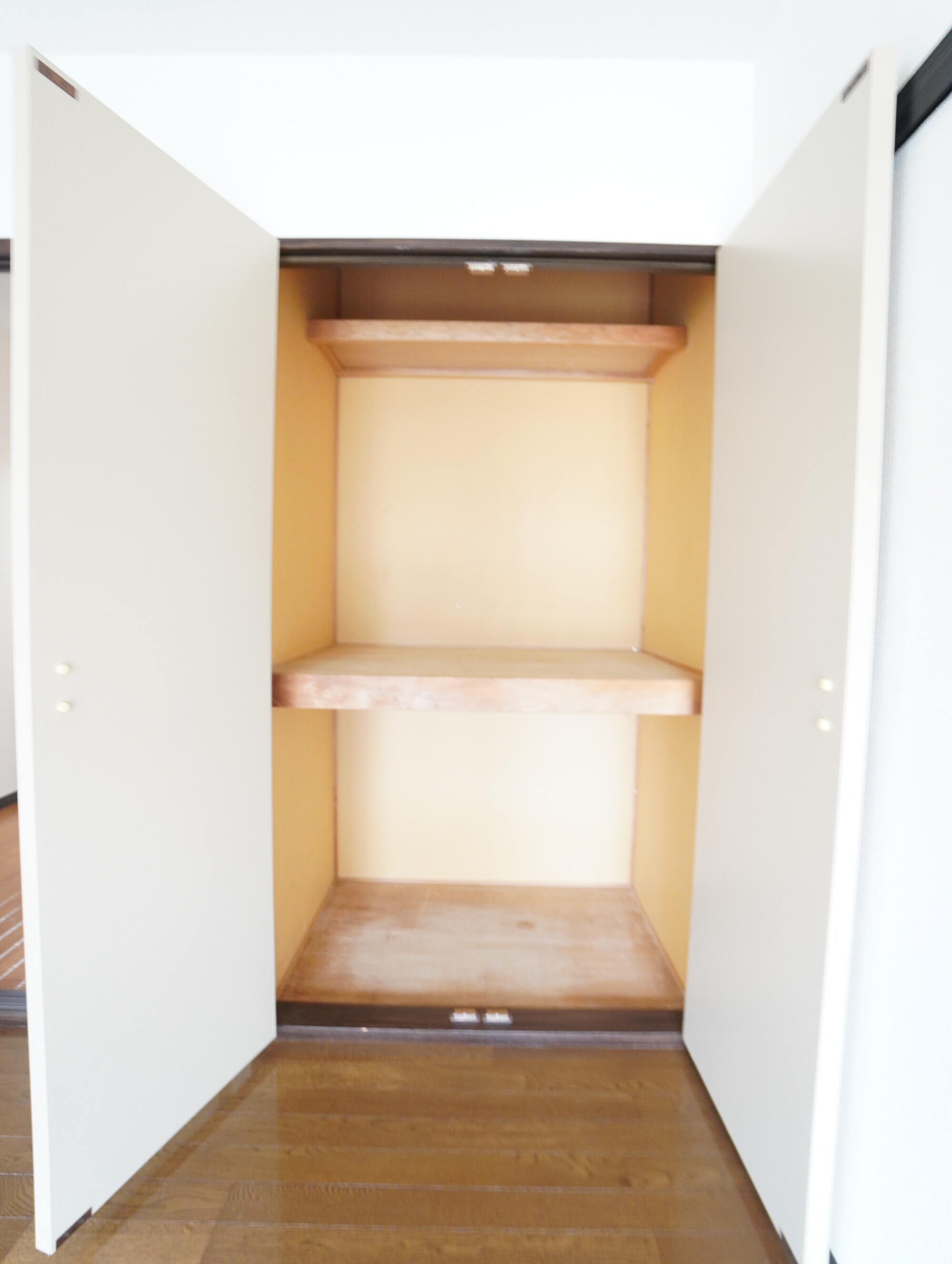 収納　半間棚の収納でお部屋がすっきり