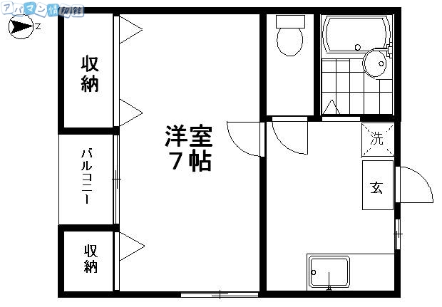 コーポパンジーの間取り