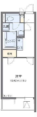 クレイノ幸成の間取り