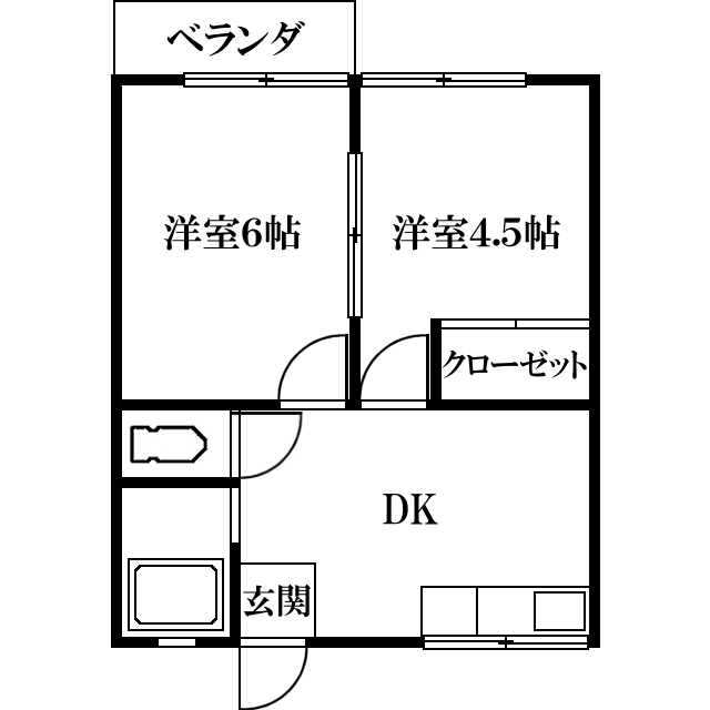 グリーンハイツ新井の間取り