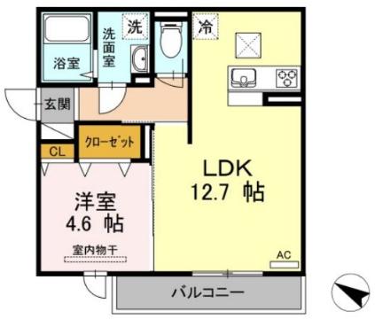 セジュール長江の間取り