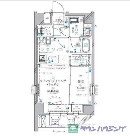 北区赤羽のマンションの間取り