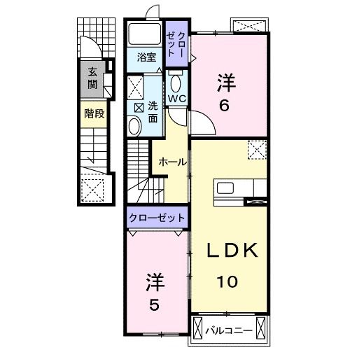 アルバ　グランデＢの間取り