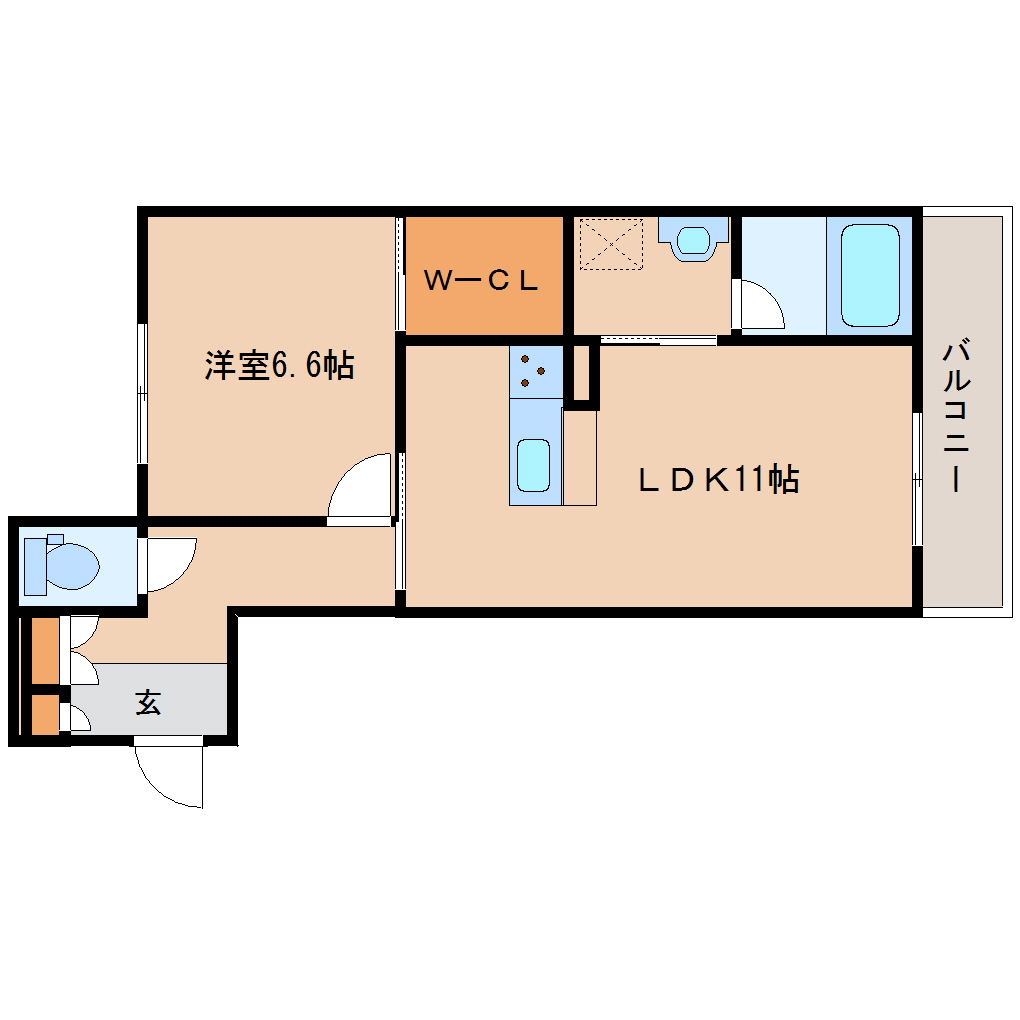 アリビオ　エスパシオの間取り