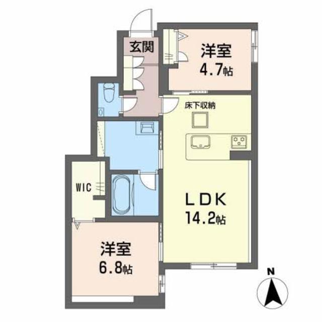 シャーメゾン熊本城下の間取り