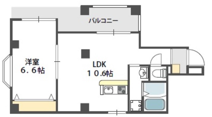 堺市堺区戎之町西のマンションの間取り