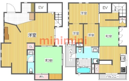 茨木市下穂積のその他の間取り