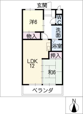 サンマンションチェリーの間取り