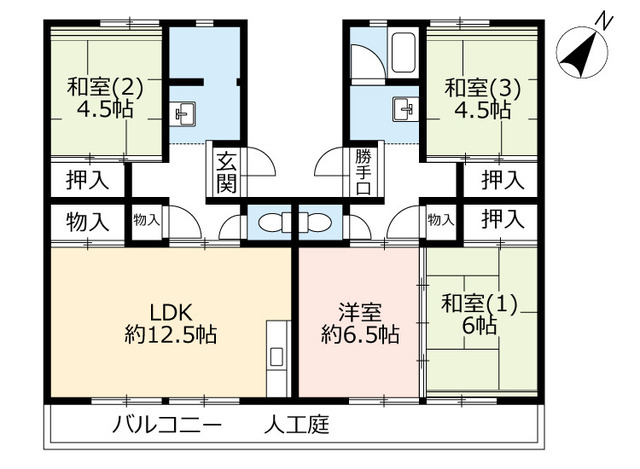 ＵＲ泉南一丘の間取り