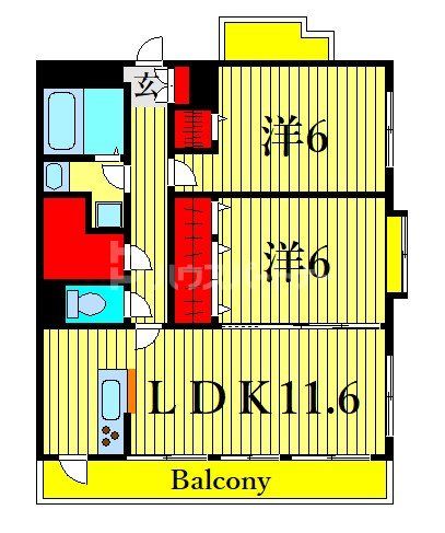 ラッフィナートの間取り