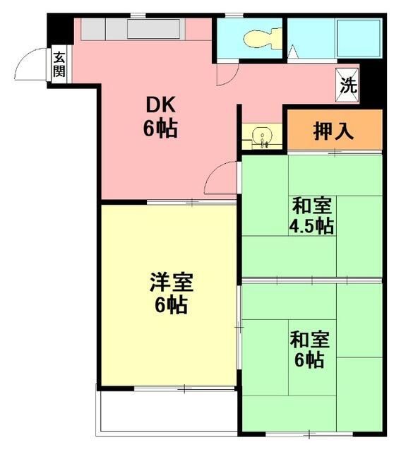 テラスフルールの間取り