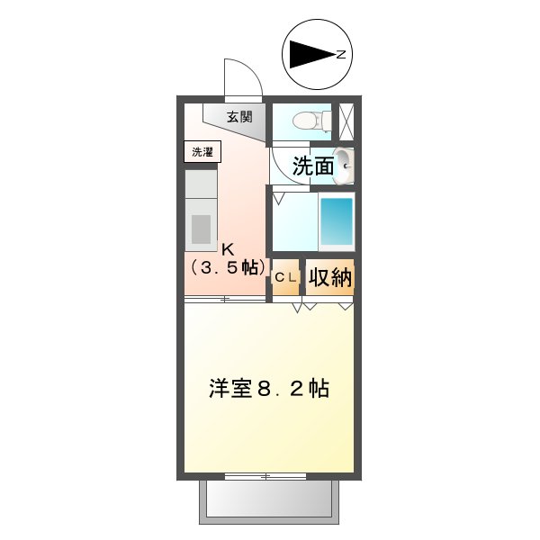 ミカーサ日永の間取り