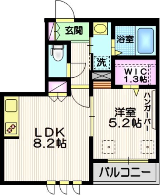 品川区上大崎のマンションの間取り