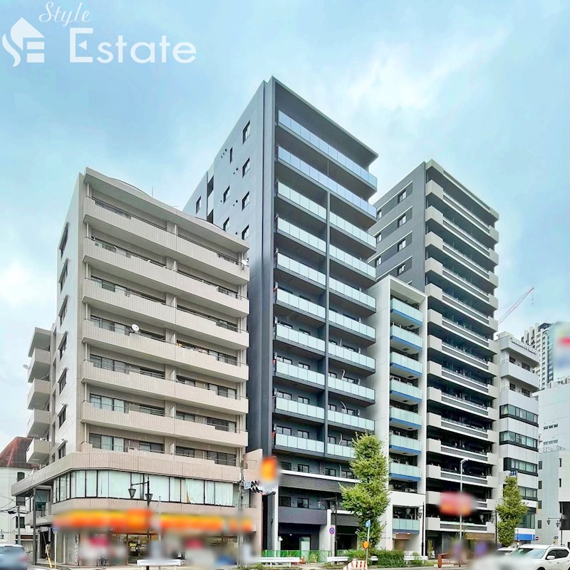 【名古屋市千種区池下のマンションの建物外観】