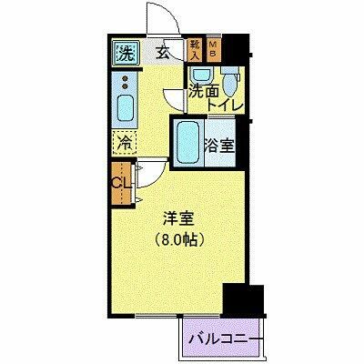 文京区水道のマンションの間取り