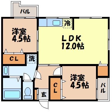 深堀マンションの間取り