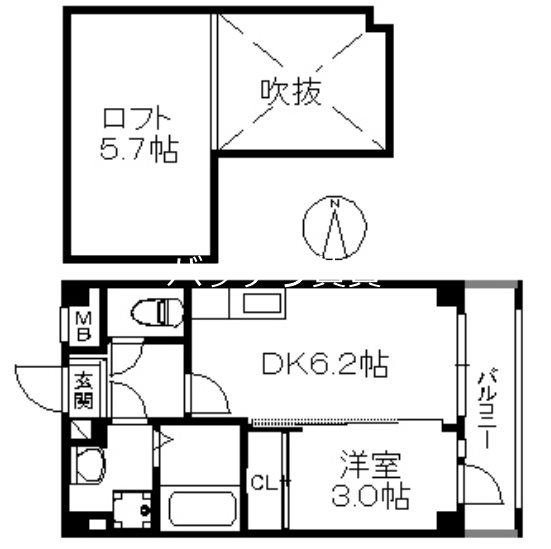 ピコロ姪浜の間取り