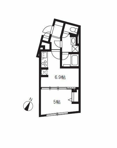 世田谷区上野毛のマンションの間取り