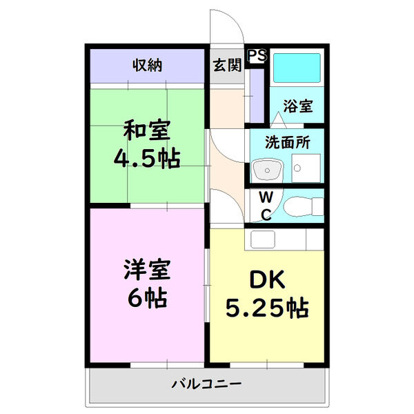 エムズハウス八社の間取り