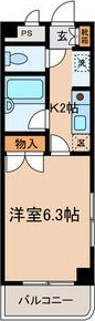 八王子市小比企町のマンションの間取り